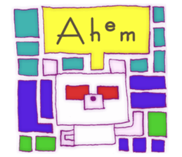 Animal tile (English ver.) sticker #448667