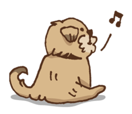 Chibi pet dog sticker #449255