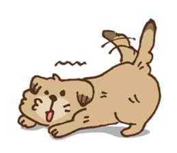 Chibi pet dog sticker #449278