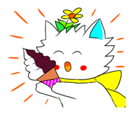 Pudding-chan kitten sticker #449653