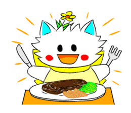 Pudding-chan kitten sticker #449654
