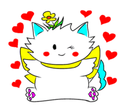 Pudding-chan kitten sticker #449671