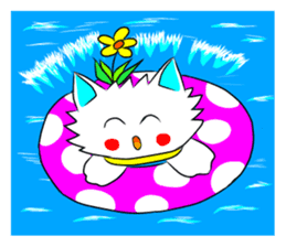 Pudding-chan kitten sticker #449677