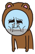 Mr.Bear and Rabbit sticker #449853