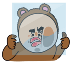 Mr.Bear and Rabbit sticker #449863