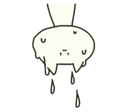 White cat sticker #449903