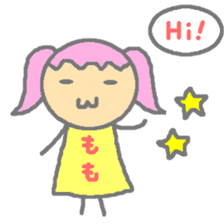 Momosan(English ver.) sticker #450054