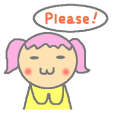 Momosan(English ver.) sticker #450063