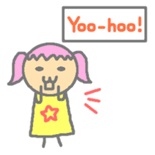 Momosan(English ver.) sticker #450076