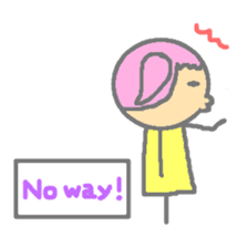 Momosan(English ver.) sticker #450079