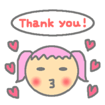 Momosan(English ver.) sticker #450080