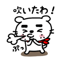 Dog of the mustache 5 sticker #451271