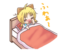 Kura on kitten sticker #451683