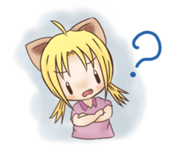 Kura on kitten sticker #451686