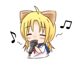 Kura on kitten sticker #451694