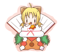 Kura on kitten sticker #451696