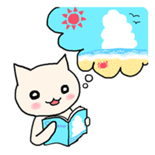 Macho Cat in Summer <2nd Collection> sticker #452225