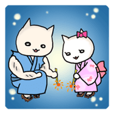 Macho Cat in Summer <2nd Collection> sticker #452235