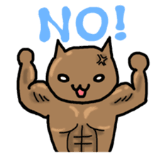 Macho Cat in Summer <2nd Collection> sticker #452244