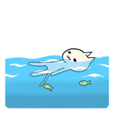 Macho Cat in Summer <2nd Collection> sticker #452256