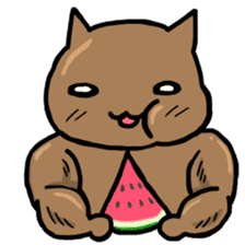 Macho Cat in Summer <2nd Collection> sticker #452258