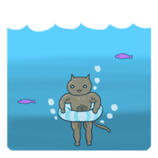 Macho Cat in Summer <2nd Collection> sticker #452261