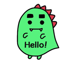 Bearish dinosaur Alex(English ver.) sticker #452266