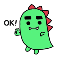 Bearish dinosaur Alex(English ver.) sticker #452268