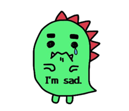 Bearish dinosaur Alex(English ver.) sticker #452275