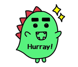 Bearish dinosaur Alex(English ver.) sticker #452277