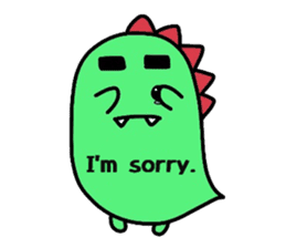 Bearish dinosaur Alex(English ver.) sticker #452278