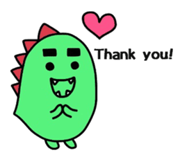 Bearish dinosaur Alex(English ver.) sticker #452279