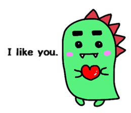 Bearish dinosaur Alex(English ver.) sticker #452282