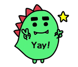 Bearish dinosaur Alex(English ver.) sticker #452286