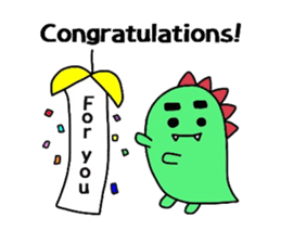 Bearish dinosaur Alex(English ver.) sticker #452288