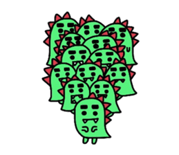 Bearish dinosaur Alex(English ver.) sticker #452290