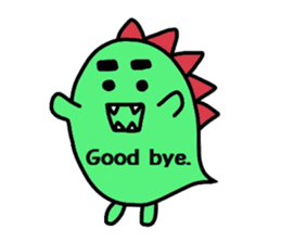 Bearish dinosaur Alex(English ver.) sticker #452294