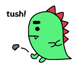 Bearish dinosaur Alex(English ver.) sticker #452298