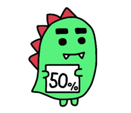 Bearish dinosaur Alex(English ver.) sticker #452300