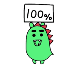 Bearish dinosaur Alex(English ver.) sticker #452301