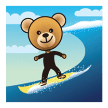 Funky Bear sticker #452491
