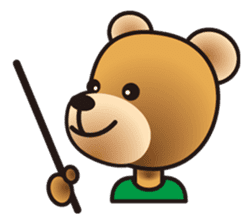 Funky Bear sticker #452493