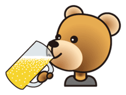 Funky Bear sticker #452498