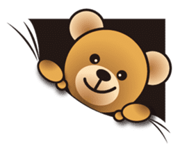 Funky Bear sticker #452500