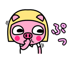 Delightful three pigs sticker #452511