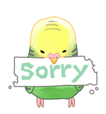 Budgerigar full sticker #452606