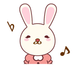 Fussy Rabbit Animal to become the habit sticker #452705