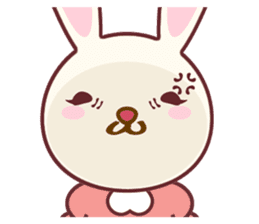 Fussy Rabbit  Animal to become the habit sticker #452706
