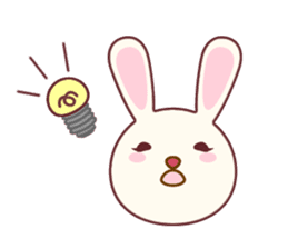 Fussy Rabbit Animal to become the habit sticker #452707