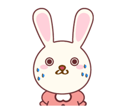 Fussy Rabbit Animal to become the habit sticker #452708